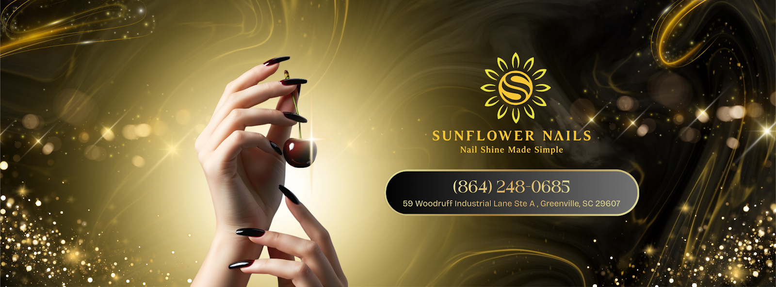 Sunflower nails logo