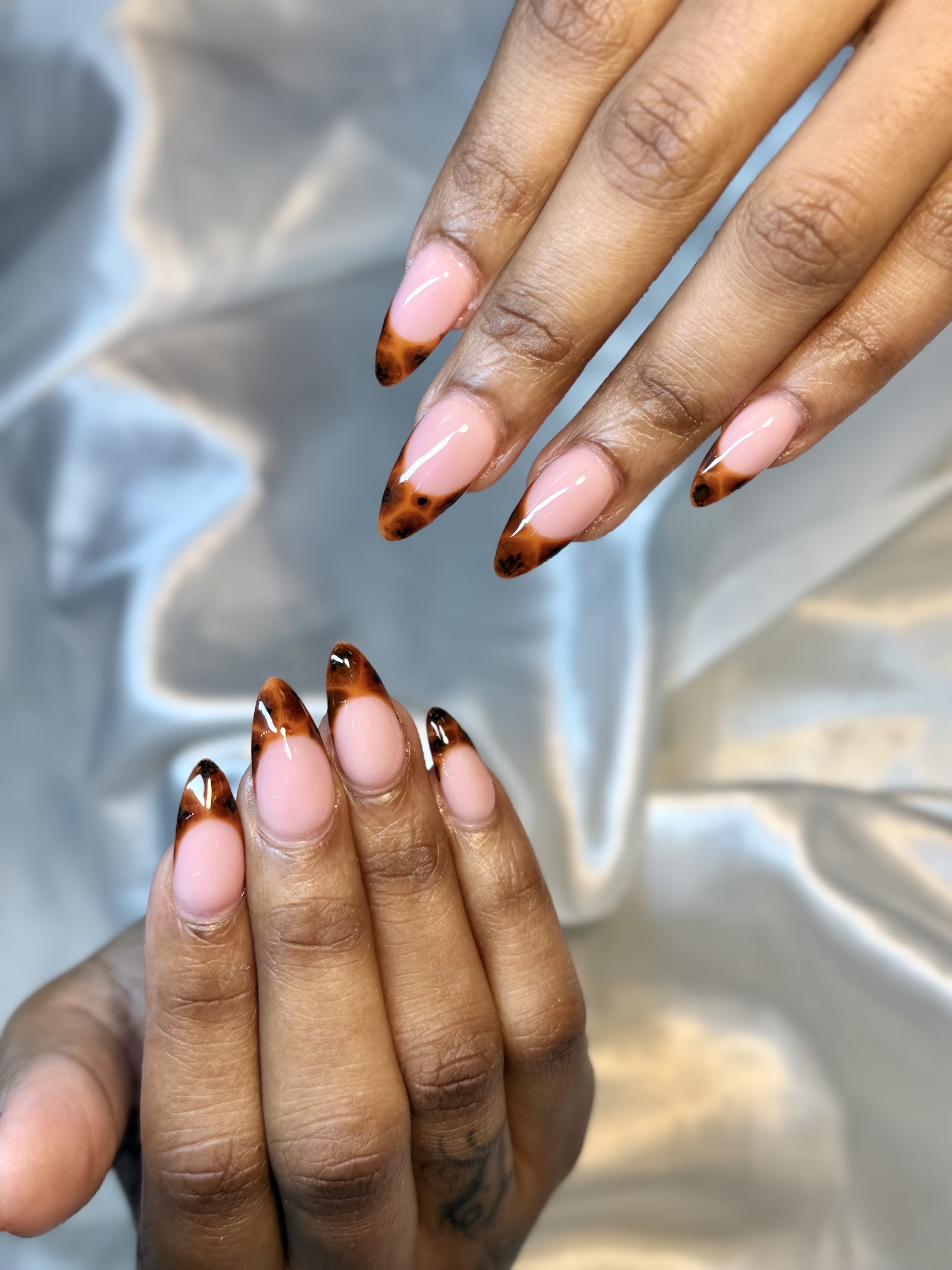 Sunflower nails nail photo 1